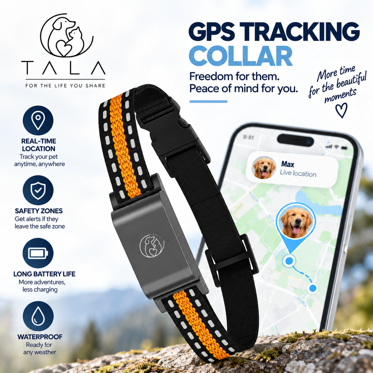 TALA GPS-Ortungshalsband
