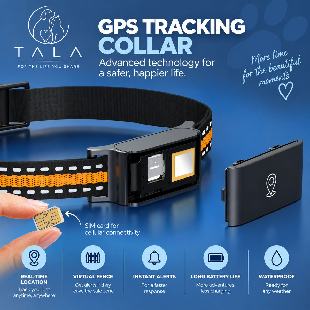 TALA GPS-Ortungshalsband