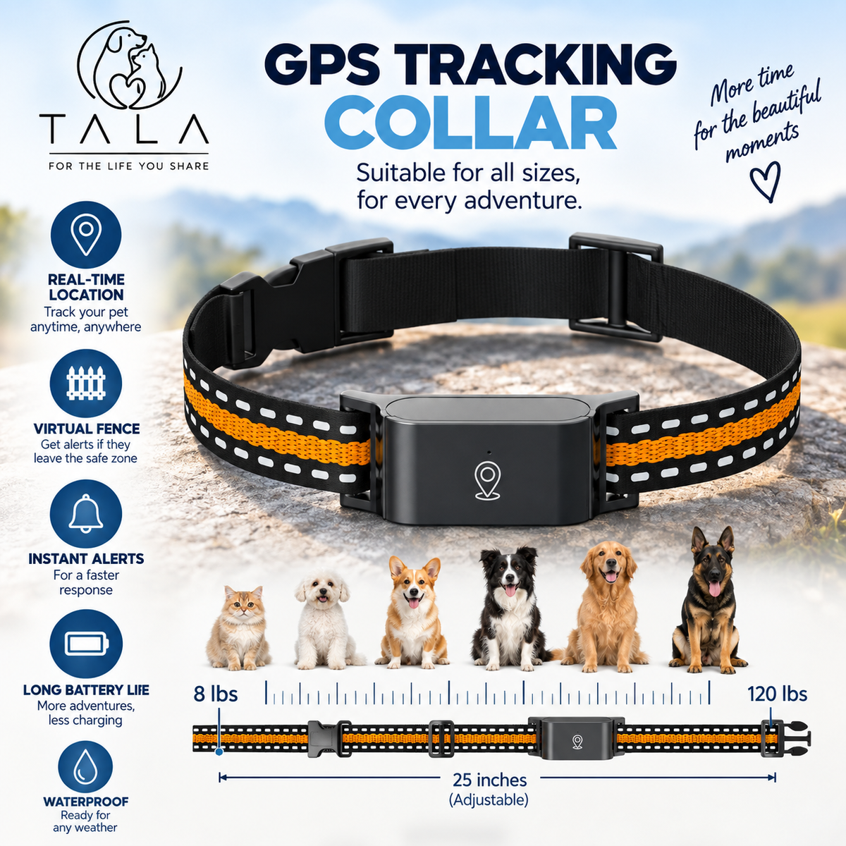 TALA GPS-Ortungshalsband